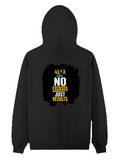 Pullover Hoodie | Unisex Regular Fit | Tri-Layer Cotton Blend | DTG Print Ready | Adults | Personalized | DTG | Motivational | Motivation | Success | Daily Motivation | Empowering | Results Over Excuses - back - Black - mockup 2