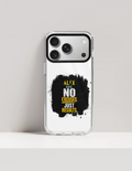 Hard Clear Case | iPhone | TPU Sides & PC Back | Detachable Camera Protector, Scratch-Proof | Unisex | Personalized | Motivational | Motivation | Success | Daily Motivation | Empowering | Results Over Excuses - front_17 Pro Max - 17 Pro Max - mockup 3