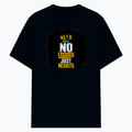Cotton Stretch T-Shirt | Unisex Adult | 95% Cotton 5% Spandex Blend | 240 GSM, Breathable, Flexible | DTF Print Ready | Personalized | DTF | Motivational | Motivation | Success | Daily Motivation | Empowering | Results Over Excuses - front - Navy Blue - mockup 1