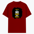 Cotton Stretch T-Shirt | Unisex Adult | 95% Cotton 5% Spandex Blend | 240 GSM, Breathable, Flexible | DTF Print Ready | Personalized | DTF | Motivational | Motivation | Success | Daily Motivation | Empowering | Results Over Excuses - front - Red - mockup 1