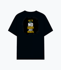 Cotton Stretch T-Shirt | Unisex Adult | 95% Cotton 5% Spandex Blend | 240 GSM, Breathable, Flexible | DTF Print Ready | Personalized | DTF | Motivational | Motivation | Success | Daily Motivation | Empowering | Results Over Excuses - back - Navy Blue - mockup 2
