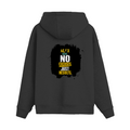 Oversized Hoodie | Unisex Relaxed Fit | 400 GSM Cotton Blend | DTG Printed | Drop Shoulder, Pre-Shrunk | Adults | Personalized | DTG | Motivational | Motivation | Success | Daily Motivation | Empowering | Results Over Excuses - back - Black - mockup 2