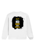 Oversized Sweatshirt | Roomy Relaxed Fit | 400 GSM Cotton Blend | Pre-Shrunk Drop Shoulder | Unisex Adult | Personalized | DTF | Motivational | Motivation | Success | Daily Motivation | Empowering | Results Over Excuses - back - White - mockup 2