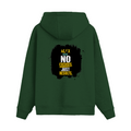 Oversized Hoodie | Relaxed Fit, Drop-Shoulder | 400 GSM Fabric | Warm, Durable | Unisex | Personalized | DTF | Motivational | Motivation | Success | Daily Motivation | Empowering | Results Over Excuses - back - Bottle Green - mockup 2
