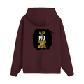 Oversized Hoodie | Relaxed Fit, Drop-Shoulder | 400 GSM Fabric | Warm, Durable | Unisex | Personalized | DTF | Motivational | Motivation | Success | Daily Motivation | Empowering | Results Over Excuses - back - Maroon - mockup 2