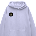 Oversized Hoodie | Relaxed Fit, Drop-Shoulder | 400 GSM Fabric | Warm, Durable | Unisex | Personalized | DTF | Motivational | Motivation | Success | Daily Motivation | Empowering | Results Over Excuses - right pocket - Lavender - mockup 4