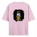 Oversized Standard T-Shirt | Unisex Oversized Fit | 180 GSM 100% Super Combed Cotton | DTF Print | Soft & Durable | Personalized | DTF | Motivational | Motivation | Success | Daily Motivation | Empowering | Results Over Excuses - back - Light Baby Pink - mockup 2