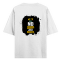 Oversized Standard T-Shirt | Unisex Oversized Fit | 180 GSM 100% Super Combed Cotton | DTF Print | Soft & Durable | Personalized | DTF | Motivational | Motivation | Success | Daily Motivation | Empowering | Results Over Excuses - back - White - mockup 2