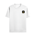 Male Standard Crew T-Shirt | Regular Fit | 100% Cotton (180 GSM) | DTG Print | Durable & Comfortable | Adult | Personalized | DTG | Motivational | Motivation | Success | Daily Motivation | Empowering | Results Over Excuses - right pocket - White - mockup 6