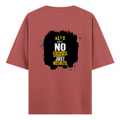 Oversized Classic T-Shirt | Unisex Fit | 100% Super-Combed Cotton | Pre-Shrunk, Double-Stitched | Adults | Personalized | DTF | Motivational | Motivation | Success | Daily Motivation | Empowering | Results Over Excuses - back - Coral - mockup 2