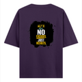 Oversized Classic T-Shirt | Unisex Fit | 100% Super-Combed Cotton | Pre-Shrunk, Double-Stitched | Adults | Personalized | DTF | Motivational | Motivation | Success | Daily Motivation | Empowering | Results Over Excuses - back - Purple - mockup 2