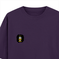 Oversized Classic T-Shirt | Unisex Fit | 100% Super-Combed Cotton | Pre-Shrunk, Double-Stitched | Adults | Personalized | DTF | Motivational | Motivation | Success | Daily Motivation | Empowering | Results Over Excuses - left pocket - Purple - mockup 3