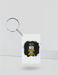 Keychain | Rectangle, Square, Slim Options | Acrylic UV Printed | Fade-Proof, Glossy Finish | Unisex | Personalized | Motivational | Motivation | Success | Daily Motivation | Empowering | Results Over Excuses - front_Rectangle - Rectangle - White - mockup 3