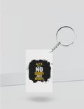 Keychain | Rectangle, Square, Slim Options | Acrylic UV Printed | Fade-Proof, Glossy Finish | Unisex | Personalized | Motivational | Motivation | Success | Daily Motivation | Empowering | Results Over Excuses - back_Rectangle - White - mockup 4