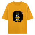 Oversized Classic T-Shirt | Unisex Oversized Fit | 100% Super-Combed Cotton | Pre-Shrunk & Ribbed Neck | Adults | Personalized | DTG | Motivational | Motivation | Success | Daily Motivation | Empowering | Results Over Excuses - front - Golden Yellow - mockup 1