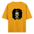 Oversized Classic T-Shirt | Unisex Oversized Fit | 100% Super-Combed Cotton | Pre-Shrunk & Ribbed Neck | Adults | Personalized | DTG | Motivational | Motivation | Success | Daily Motivation | Empowering | Results Over Excuses - back - Golden Yellow - mockup 2
