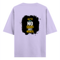 Oversized Classic T-Shirt | Unisex Oversized Fit | 100% Super-Combed Cotton | Pre-Shrunk & Ribbed Neck | Adults | Personalized | DTG | Motivational | Motivation | Success | Daily Motivation | Empowering | Results Over Excuses - back - Lavender - mockup 2