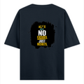Oversized Classic T-Shirt | Unisex Oversized Fit | 100% Super-Combed Cotton | Pre-Shrunk & Ribbed Neck | Adults | Personalized | DTG | Motivational | Motivation | Success | Daily Motivation | Empowering | Results Over Excuses - back - Navy Blue - mockup 2