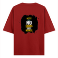 Oversized Classic T-Shirt | Unisex Oversized Fit | 100% Super-Combed Cotton | Pre-Shrunk & Ribbed Neck | Adults | Personalized | DTG | Motivational | Motivation | Success | Daily Motivation | Empowering | Results Over Excuses - back - Red - mockup 2