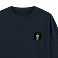 Oversized Classic T-Shirt | Unisex Oversized Fit | 100% Super-Combed Cotton | Pre-Shrunk & Ribbed Neck | Adults | Personalized | DTG | Motivational | Motivation | Success | Daily Motivation | Empowering | Results Over Excuses - right pocket - Navy Blue - mockup 4