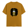Classic Crew T-Shirt | Men's Regular Fit | 180 GSM Bio-Washed Cotton | DTG Print Ready | Double-Stitched & Ribbed Neck | Personalized | DTG | Motivational | Motivation | Success | Daily Motivation | Empowering | Results Over Excuses - front - Mustard Yellow - mockup 1