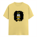 Classic Crew T-Shirt | Men's Regular Fit | 180 GSM Bio-Washed Cotton | DTG Print Ready | Double-Stitched & Ribbed Neck | Personalized | DTG | Motivational | Motivation | Success | Daily Motivation | Empowering | Results Over Excuses - front - Yellow - mockup 1