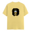Classic Crew T-Shirt | Men's Regular Fit | 180 GSM Bio-Washed Cotton | DTG Print Ready | Double-Stitched & Ribbed Neck | Personalized | DTG | Motivational | Motivation | Success | Daily Motivation | Empowering | Results Over Excuses - back - Yellow - mockup 2