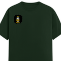 Classic Crew T-Shirt | Men's Regular Fit | 180 GSM Bio-Washed Cotton | DTG Print Ready | Double-Stitched & Ribbed Neck | Personalized | DTG | Motivational | Motivation | Success | Daily Motivation | Empowering | Results Over Excuses - right pocket - Bottle Green - mockup 4