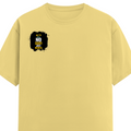 Classic Crew T-Shirt | Men's Regular Fit | 180 GSM Bio-Washed Cotton | DTG Print Ready | Double-Stitched & Ribbed Neck | Personalized | DTG | Motivational | Motivation | Success | Daily Motivation | Empowering | Results Over Excuses - right pocket - Yellow - mockup 4