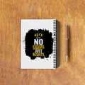 NotePad | A5 Size | Digital Print | 120 Pages | Unisex | Personalized | Motivational | Motivation | Success | Daily Motivation | Empowering | Results Over Excuses - back_3 - White - mockup 6