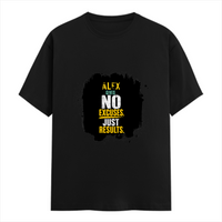 Female Classic Crew T-Shirt | Women's Regular Fit | 180 GSM Bio-Washed Cotton | Double Stitched, Pre-Shrunk | Personalized | DTG | Motivational | Motivation | Success | Daily Motivation | Empowering | Results Over Excuses