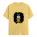 Female Classic Crew T-Shirt | Women's Regular Fit | 180 GSM Bio-Washed Cotton | Double Stitched, Pre-Shrunk | Personalized | DTG | Motivational | Motivation | Success | Daily Motivation | Empowering | Results Over Excuses - front - Yellow - mockup 1