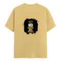 Female Classic Crew T-Shirt | Women's Regular Fit | 180 GSM Bio-Washed Cotton | Double Stitched, Pre-Shrunk | Personalized | DTG | Motivational | Motivation | Success | Daily Motivation | Empowering | Results Over Excuses - back - Beige - mockup 2