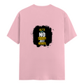 Female Classic Crew T-Shirt | Women's Regular Fit | 180 GSM Bio-Washed Cotton | Double Stitched, Pre-Shrunk | Personalized | DTG | Motivational | Motivation | Success | Daily Motivation | Empowering | Results Over Excuses - back - Light Baby Pink - mockup 2