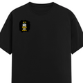Female Classic Crew T-Shirt | Women's Regular Fit | 180 GSM Bio-Washed Cotton | Double Stitched, Pre-Shrunk | Personalized | DTG | Motivational | Motivation | Success | Daily Motivation | Empowering | Results Over Excuses - right pocket - Black - mockup 4