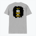 Male V Neck T-Shirt | Regular Fit | 180 GSM Bio-Washed Cotton | DTF Print | Double Stitched, Pre-Shrunk | Men | Personalized | DTF | Motivational | Motivation | Success | Daily Motivation | Empowering | Results Over Excuses - back - Grey Melange - mockup 2