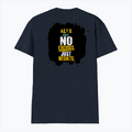 Male V Neck T-Shirt | Regular Fit | 180 GSM Bio-Washed Cotton | DTF Print | Double Stitched, Pre-Shrunk | Men | Personalized | DTF | Motivational | Motivation | Success | Daily Motivation | Empowering | Results Over Excuses - back - Navy Blue - mockup 2