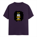 Men's Classic Crew T-Shirt | Regular Fit | 180 GSM Bio-Washed Cotton | DTF Print Ready | Pre-Shrunk, Durable | Personalized | DTF | Motivational | Motivation | Success | Daily Motivation | Empowering | Results Over Excuses - front - Purple - mockup 1