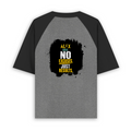 Unisex Oversized Raglan T-Shirt | 180 GSM Bio-Washed Cotton | DTF Print Ready | Relaxed Fit | Adults | Personalized | DTF | Motivational | Motivation | Success | Daily Motivation | Empowering | Results Over Excuses - back - mockup 2