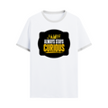 Ringer T-shirt | Unisex | DTG Print | Contrast Trim | Men's, Women's | Personalized | DTG | Bold Typography | Self-improvement | Everyday | Empowering | Always Stay Curious - front - White Black - mockup 1