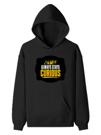 Pullover Hoodie | Unisex Regular Fit | Tri-Layer Cotton Blend | DTG Print Ready | Adults | Personalized | DTG | Bold Typography | Self-improvement | Everyday | Empowering | Always Stay Curious