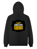Pullover Hoodie (Dtf) | Hoodies & Jackets | DTF, DTG | Him, Her, Unisex | Personalized | DTF | Bold Typography | Self-improvement | Everyday | Empowering | Always Stay Curious - back - Black - mockup 2