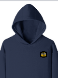 Pullover Hoodie (Dtf) | Hoodies & Jackets | DTF, DTG | Him, Her, Unisex | Personalized | DTF | Bold Typography | Self-improvement | Everyday | Empowering | Always Stay Curious - left pocket - Navy Blue - mockup 3