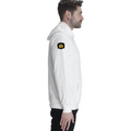 Pullover Hoodie (Dtf) | Hoodies & Jackets | DTF, DTG | Him, Her, Unisex | Personalized | DTF | Bold Typography | Self-improvement | Everyday | Empowering | Always Stay Curious - right sleeve - White - mockup 6