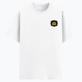 Cotton Stretch T-Shirt (Dtg) | T-Shirts | Him, Her, Unisex | Personalized | DTG | Bold Typography | Self-improvement | Everyday | Empowering | Always Stay Curious - left pocket - White - mockup 3