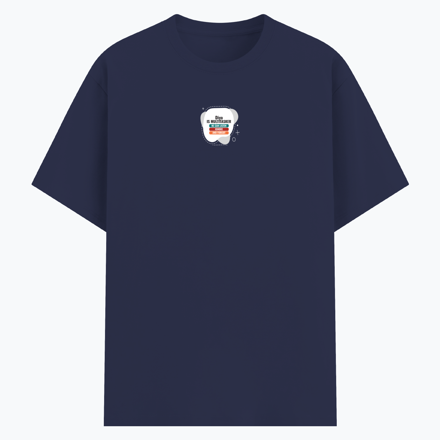 Personalized Typography T-Shirt with Custom Name