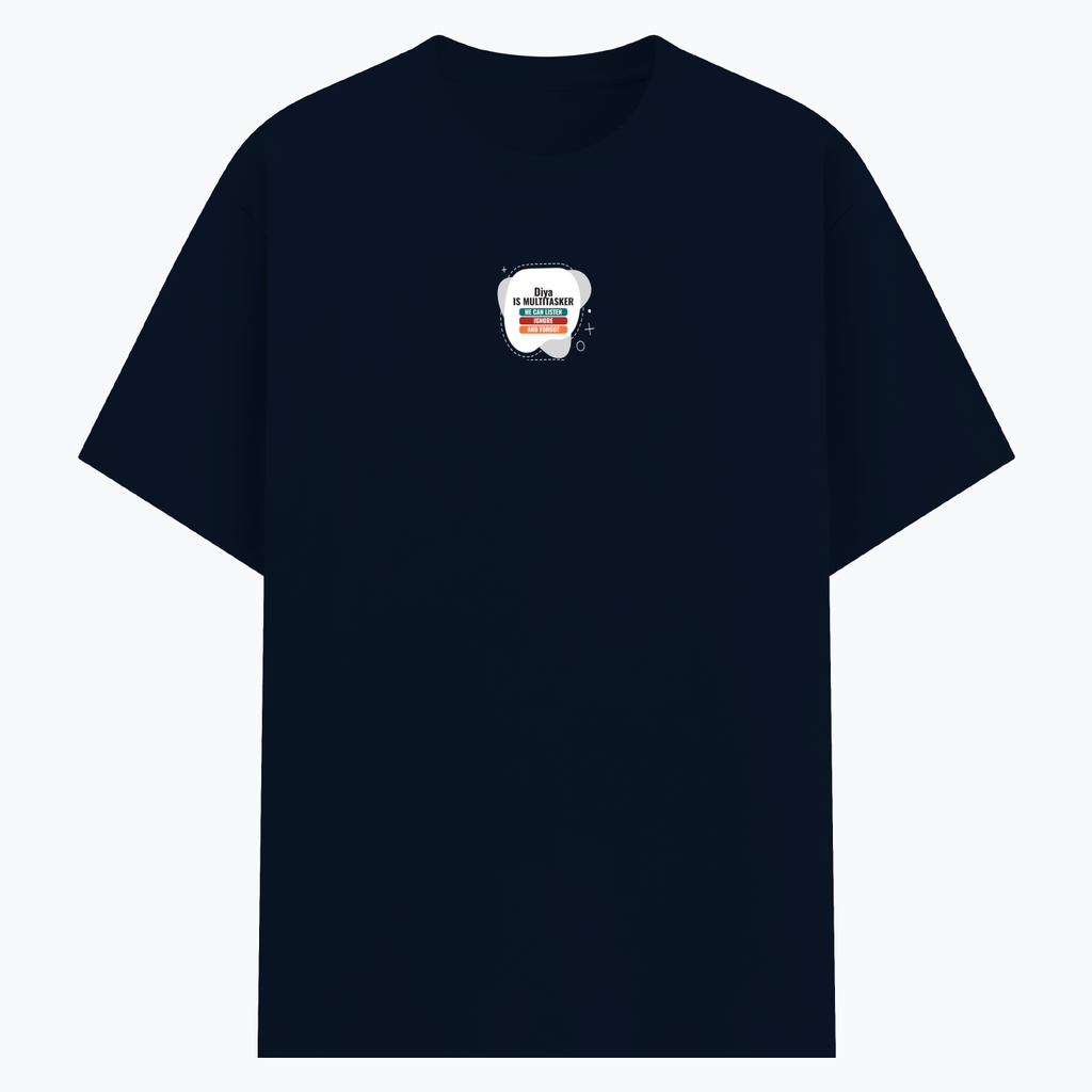 Personalized Typography T-Shirt with Custom Name