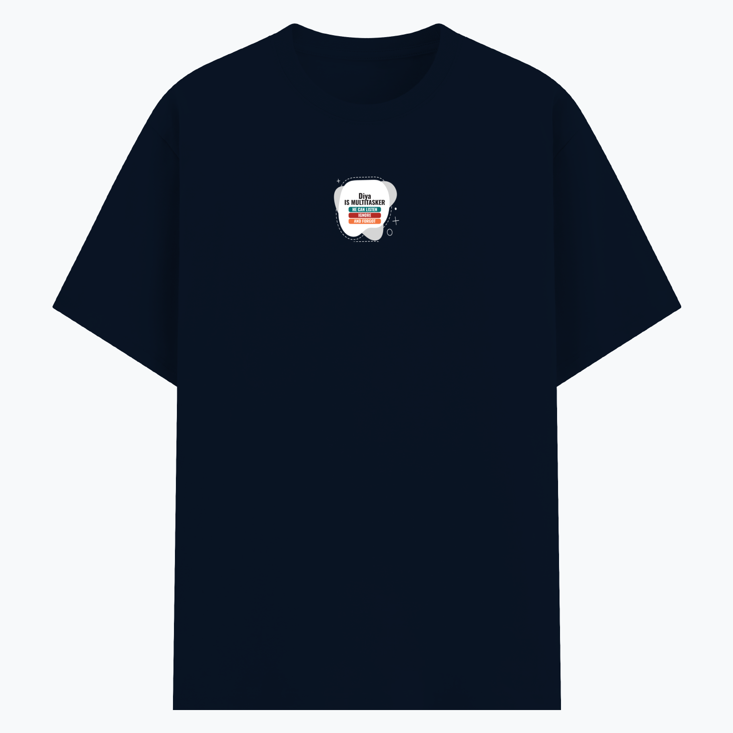 Personalized Typography T-Shirt with Custom Name