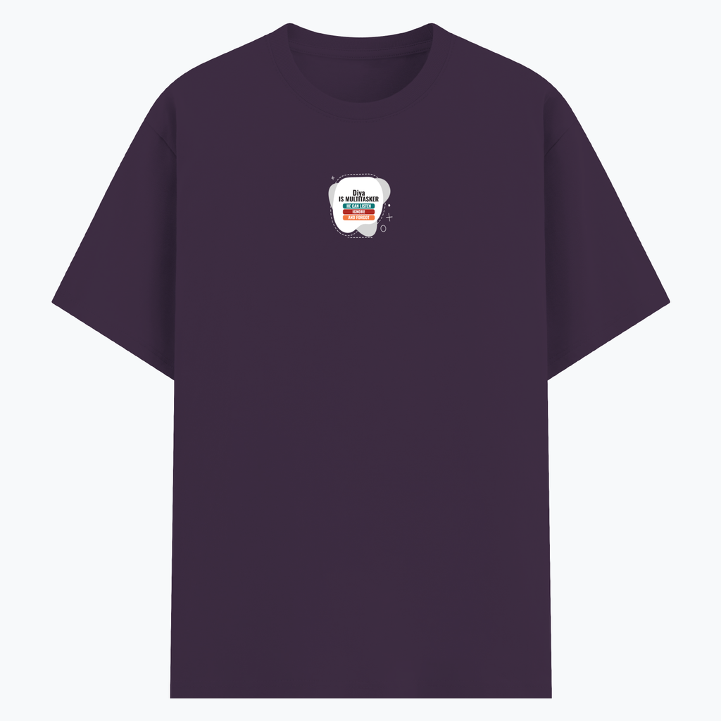 Personalized Typography T-Shirt with Custom Name