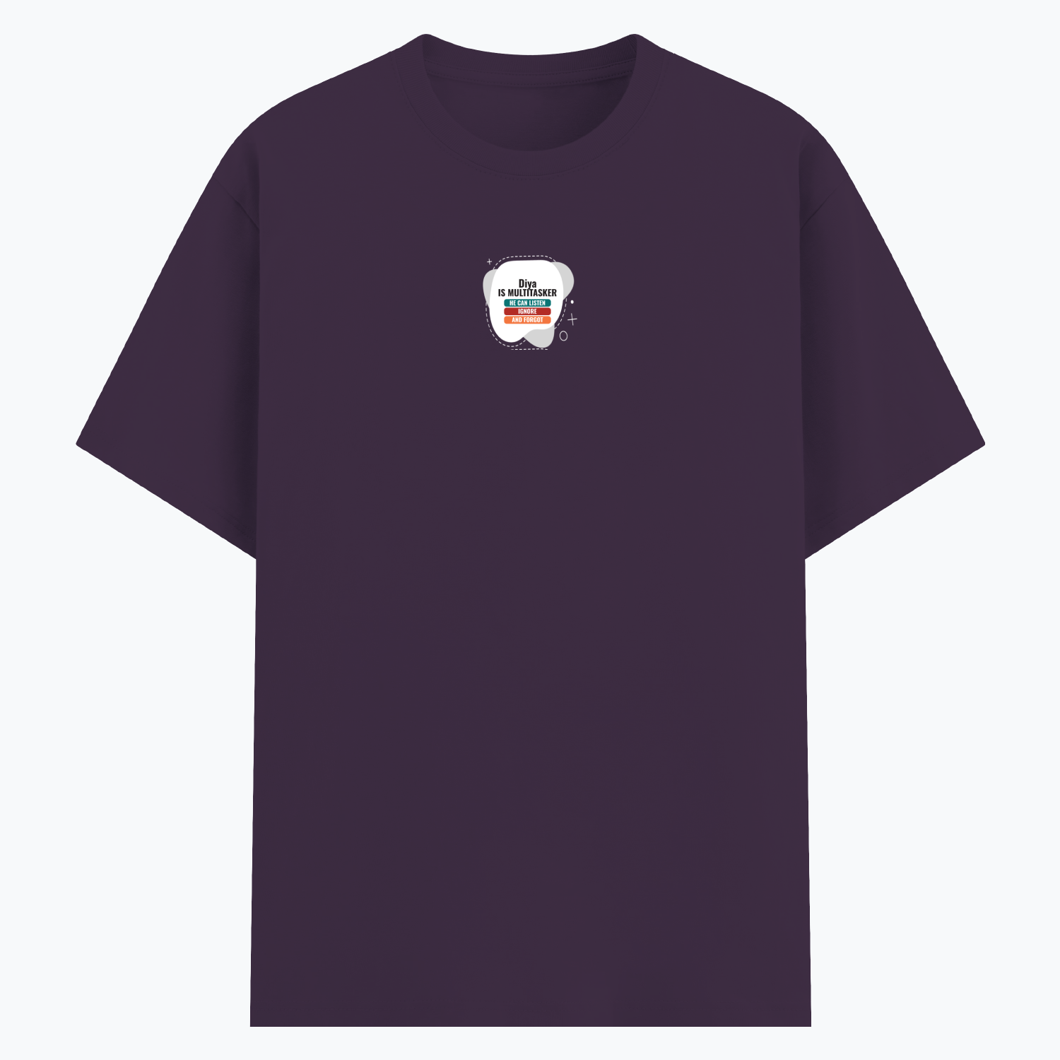 Personalized Typography T-Shirt with Custom Name